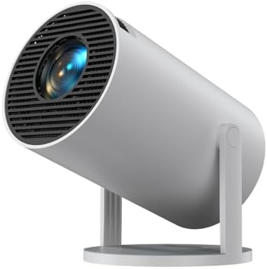 Portronics Beem 440 Smart LED Projector with 720p HD Resolution, Rotatable Design, Built-in Streaming Apps (Netflix, Prime Video, Hotstar), 2000 Lumens, Screen Mirroring, 3 Watts Speaker (White)